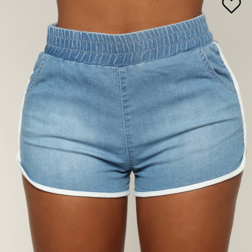 Comfy denim fashion nova shorts